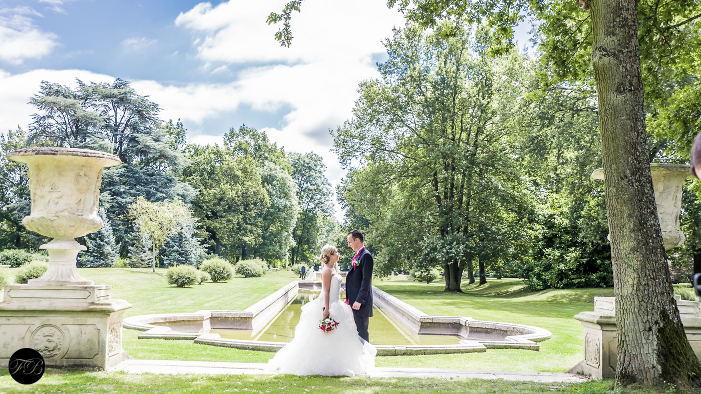 Photo de couple mariage au chateau de Buc Yvelines